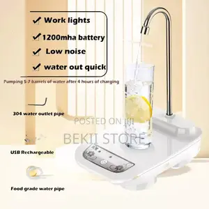 Portable Electric Water Dispenser Usb Rechargeable Water Bottle Pump