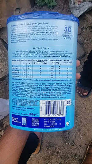 Aptamil Nutribiotik Stage 1 Infant Formula