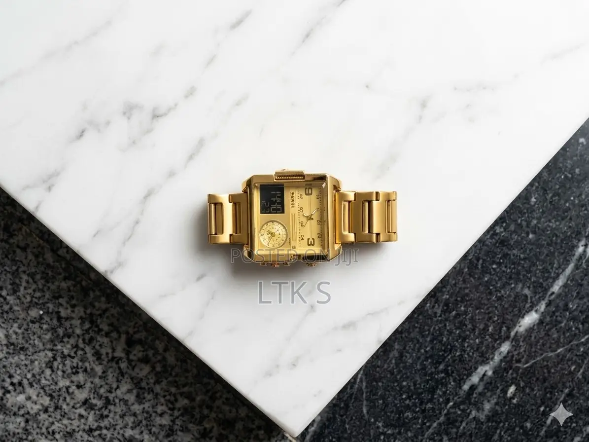 Gold-Tone Skmei Watch