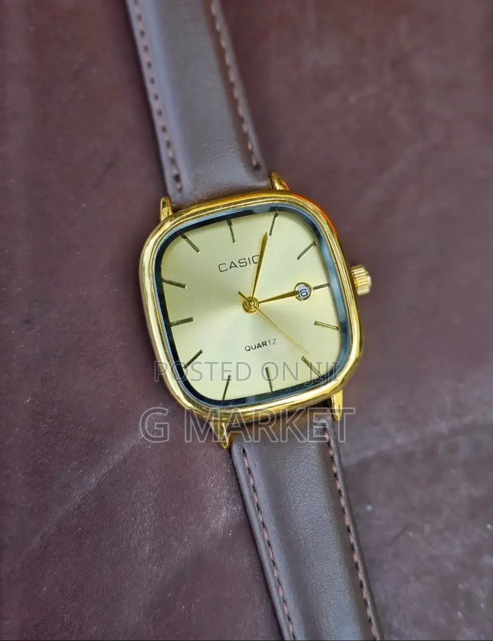 Casio Leather Belt