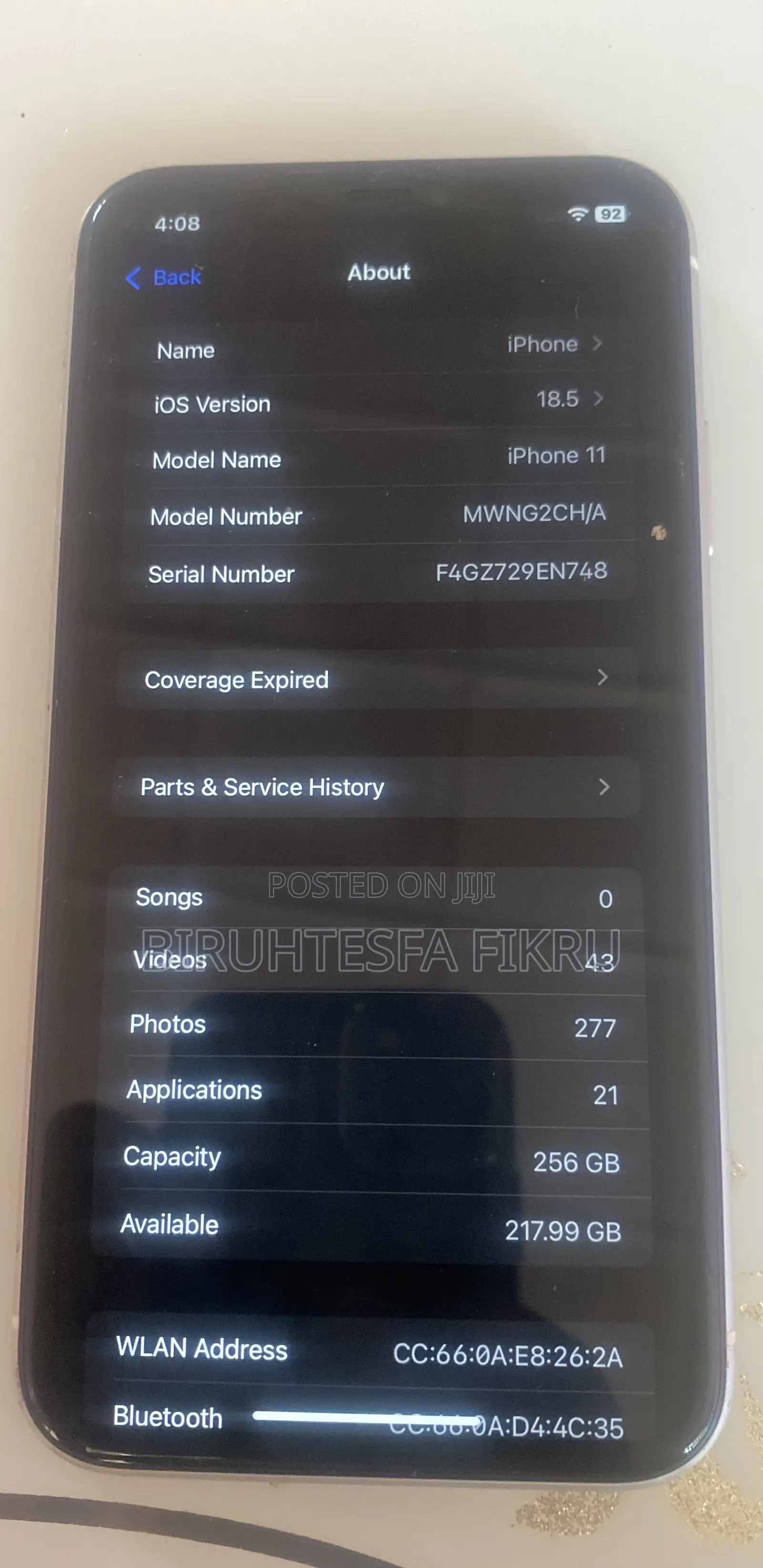 Apple iPhone 11 256 GB White