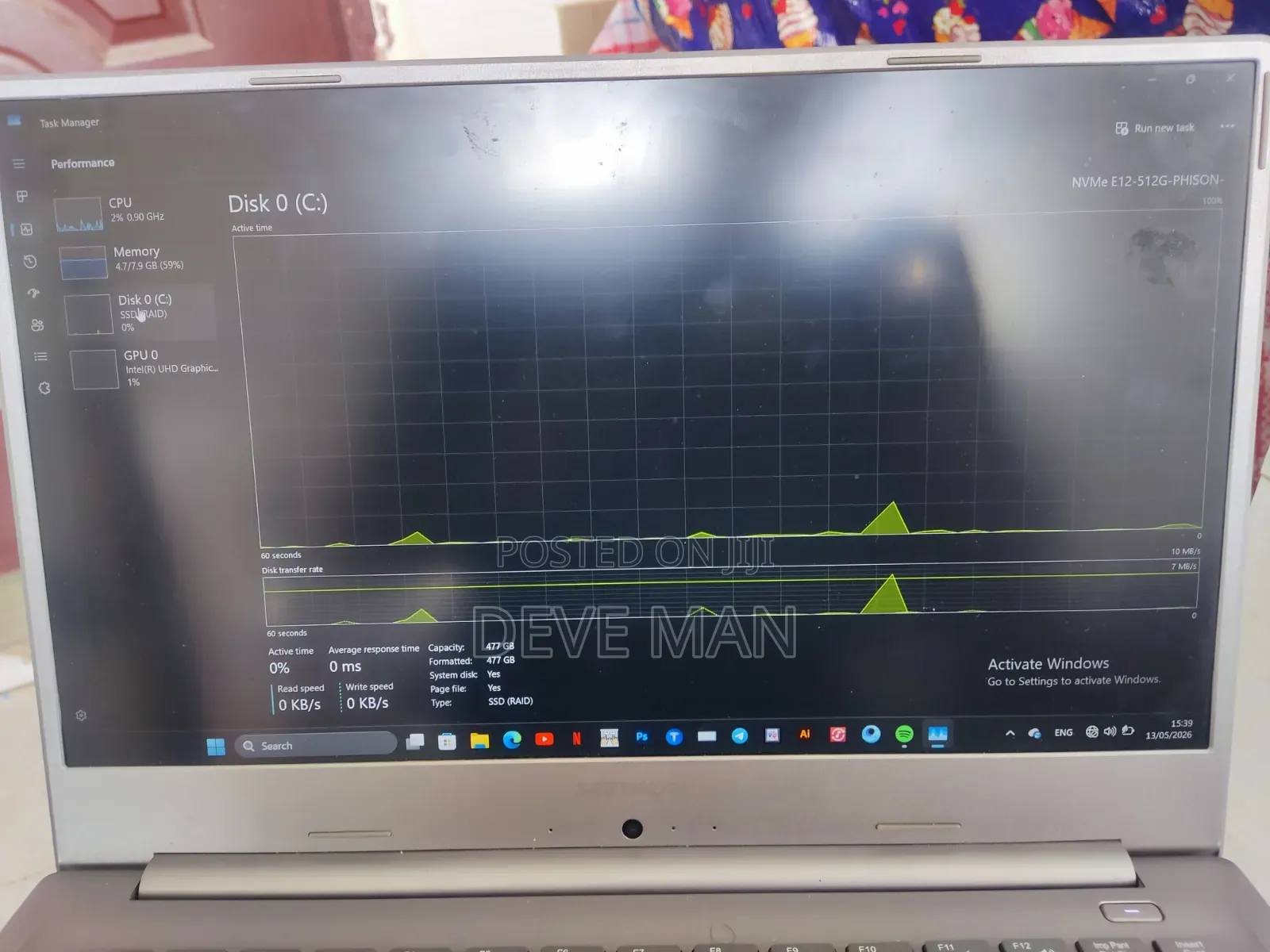 Laptop Medion 8GB Intel Core i5 SSD 512GB