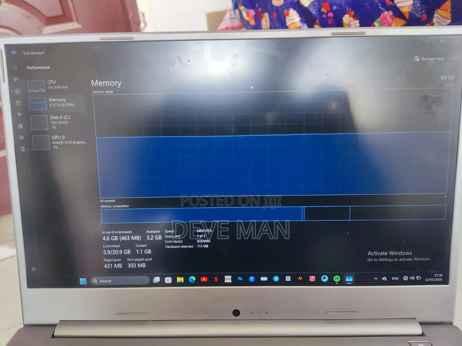 Laptop Medion 8GB Intel Core i5 SSD 512GB