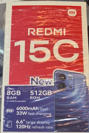 New Xiaomi Redmi 15C 4G 256 GB Purple