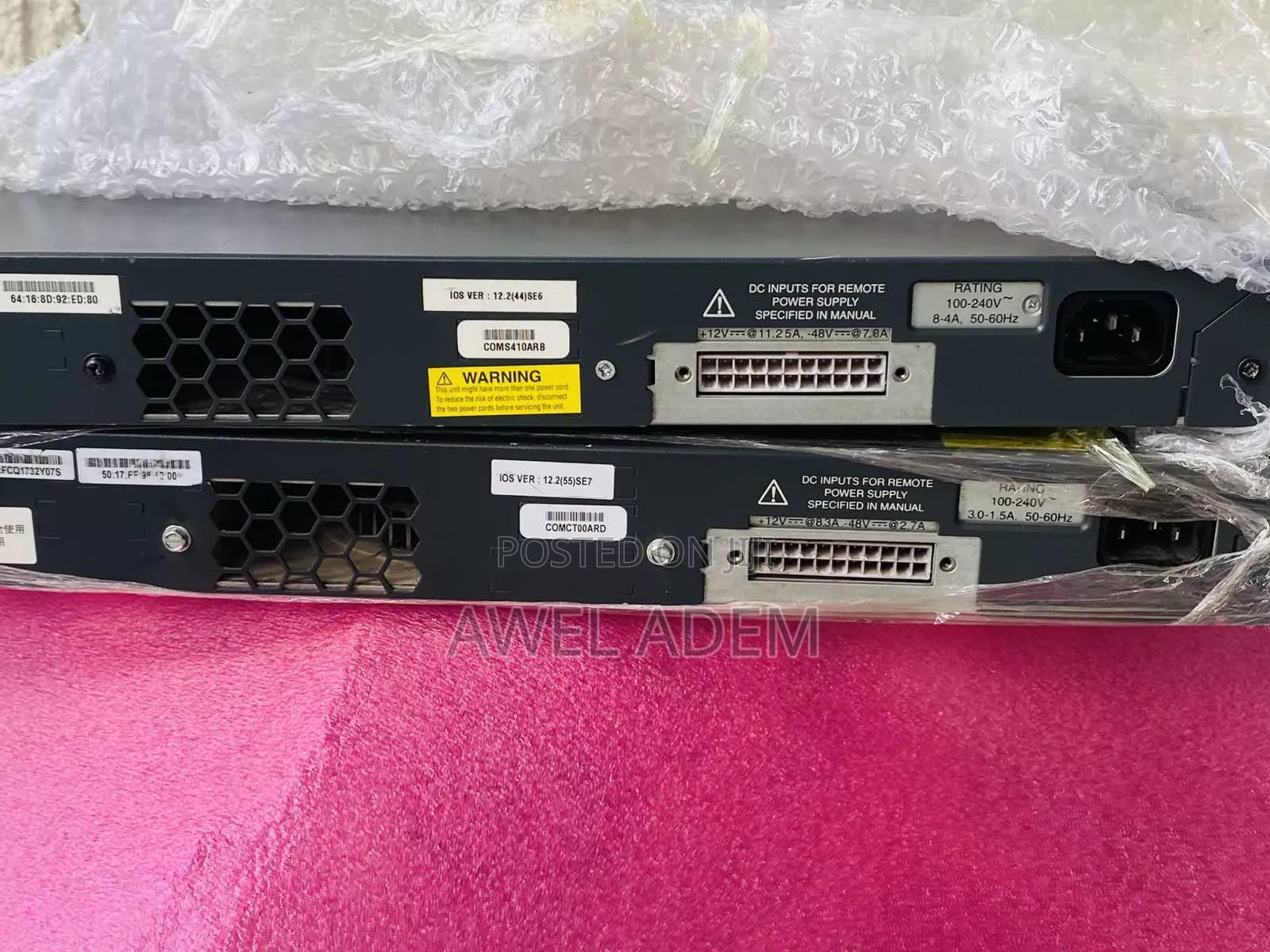 Cisco Catalyst 2960 Series Ws-C2960-24pc-L 24-Port Poe Network Switch
