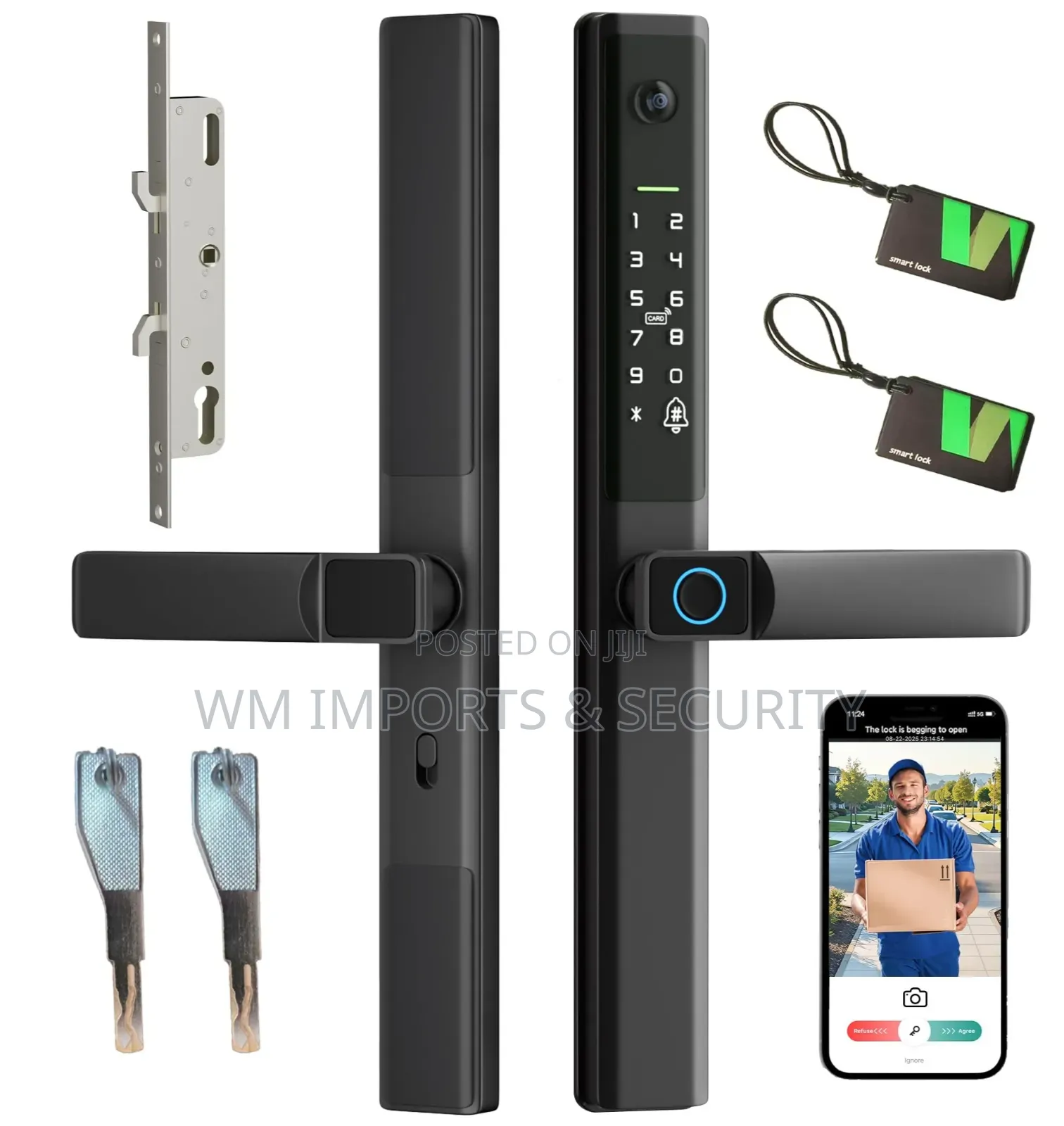 Biometric Smart Door Lock for Aluminum