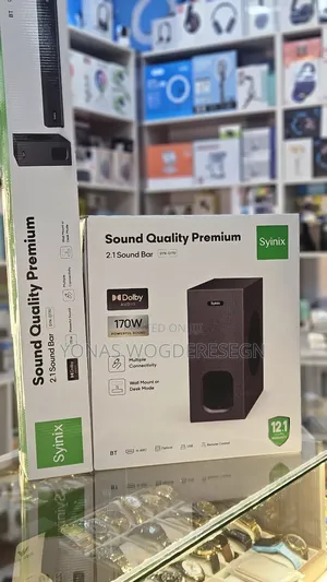 Syinix 170w Powerful Bluetooth Sound Bar – Deep Bass