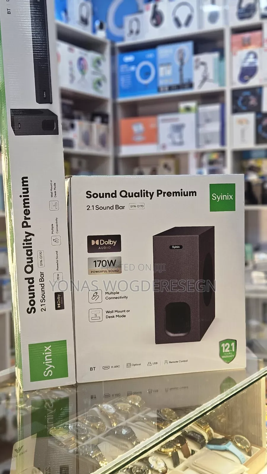 Syinix 170w Powerful Bluetooth Sound Bar – Deep Bass