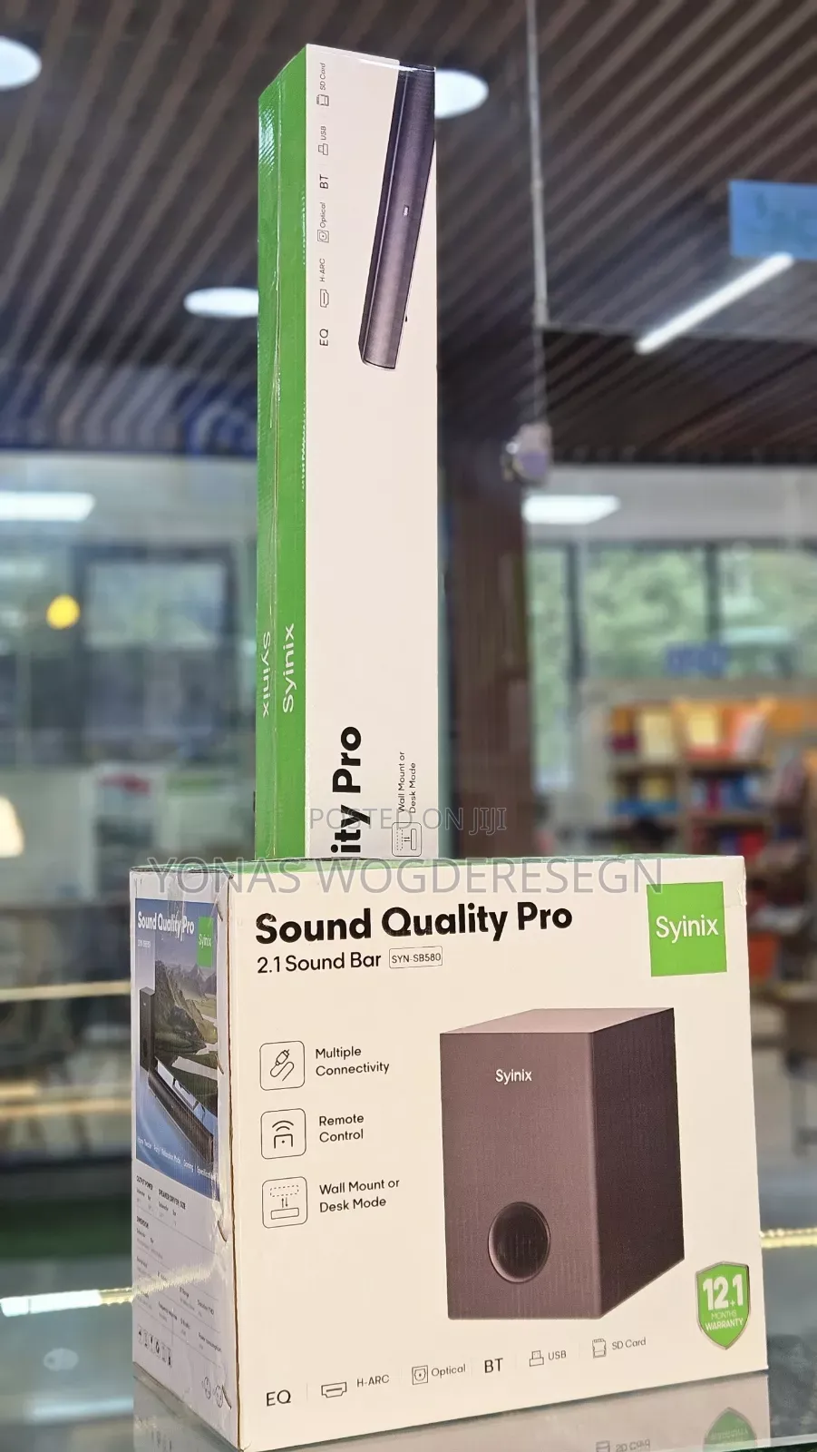 Syinix 130w Bluetooth Sound Bar – Powerful Home Theater Audio Speaker