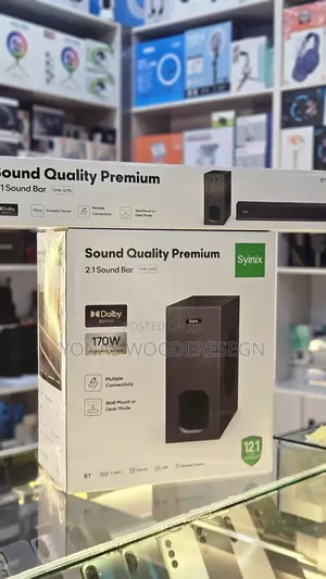 Syinix 130w Bluetooth Sound Bar – Powerful Home Theater Audio Speaker