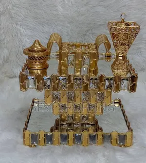 Saudi Golden Rokobot Coffee Set የሳውዲ ረከቦት Over Quality