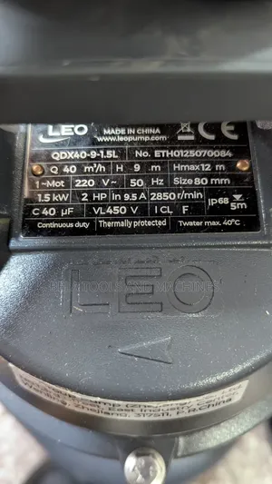 Leo Submersible Water Pump 2hp High Quality Pump