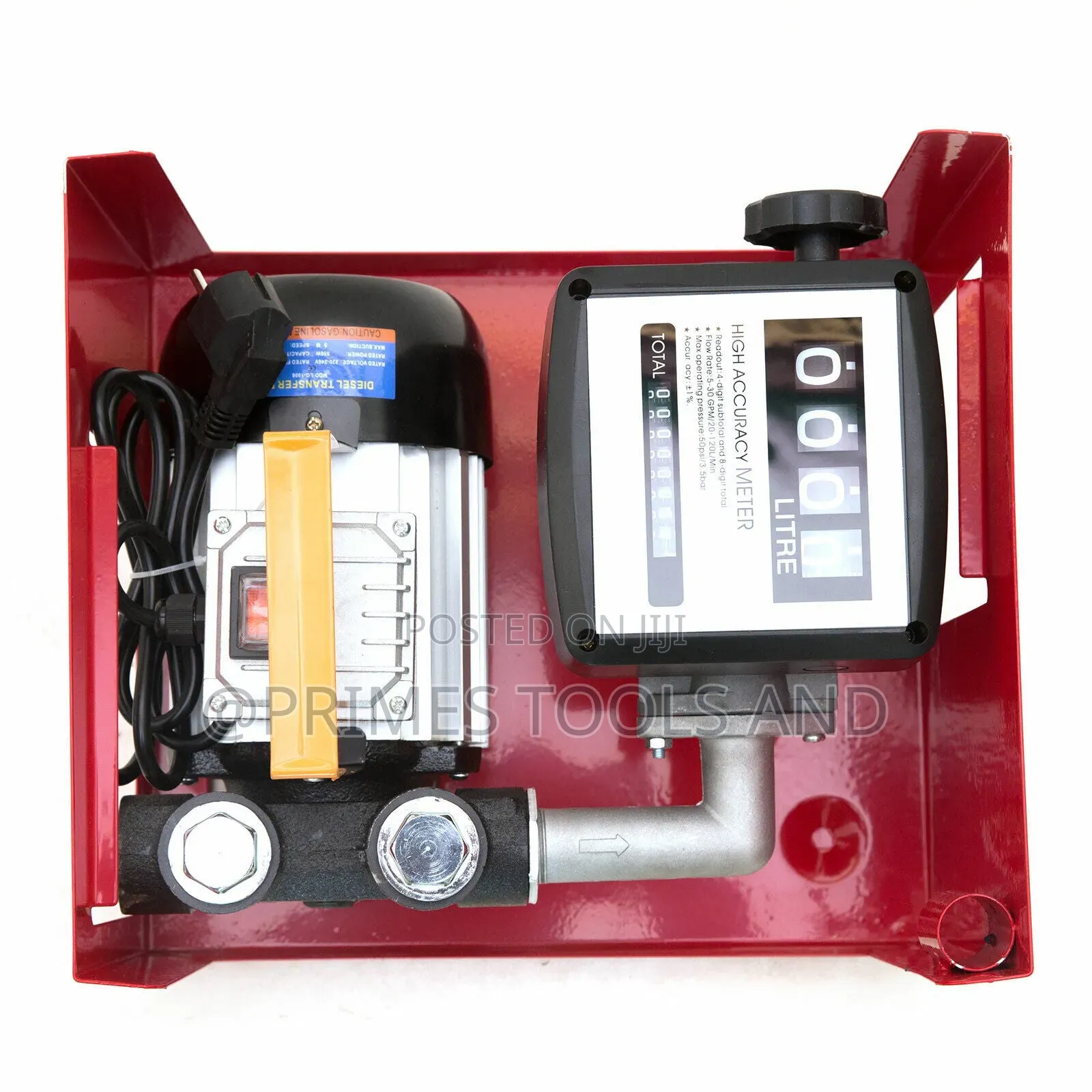 Electric Diesel Transfer Pump With Mechanical Flow Meter