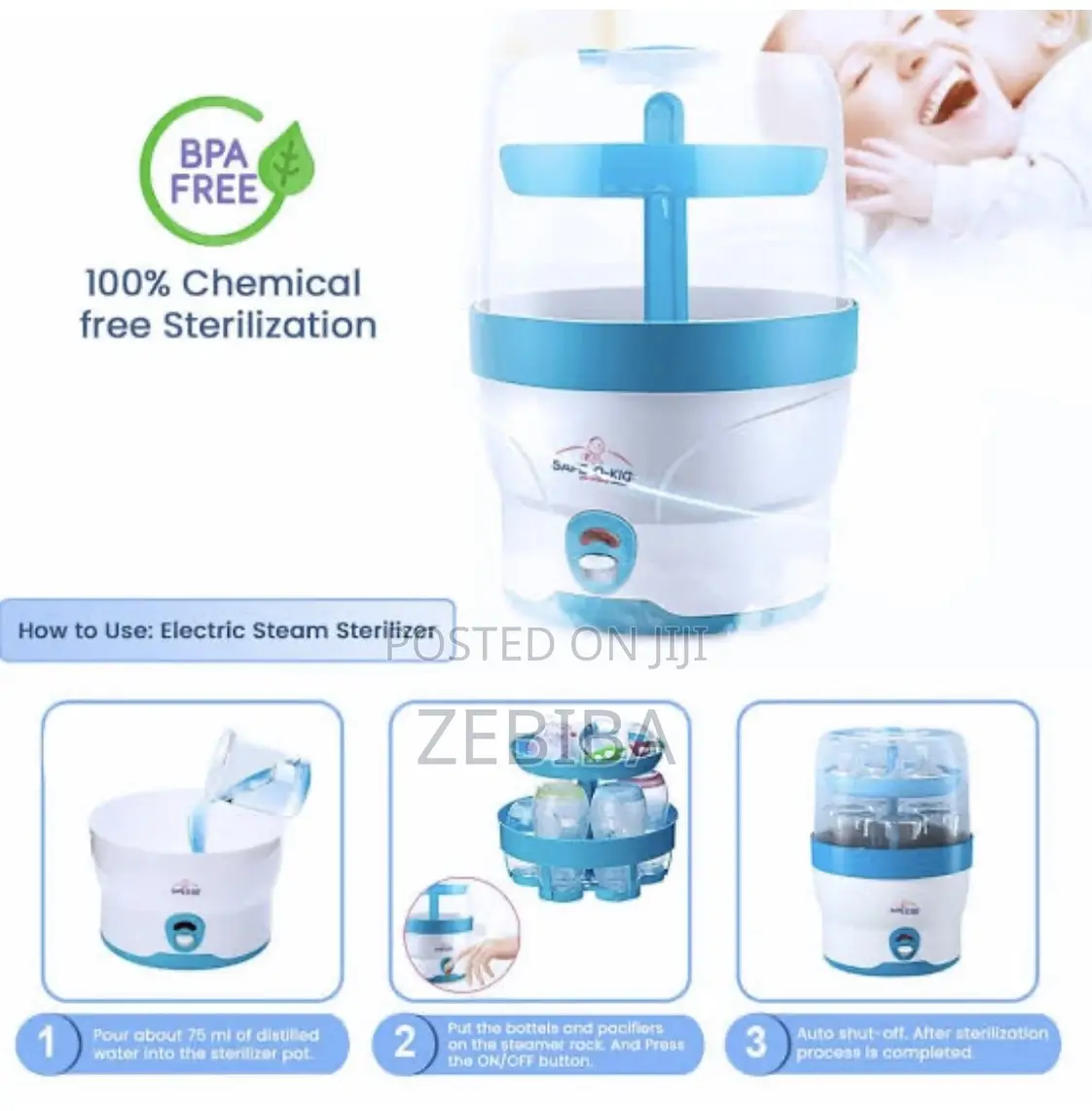 Bottle Sterilizer and Milk Warmer.