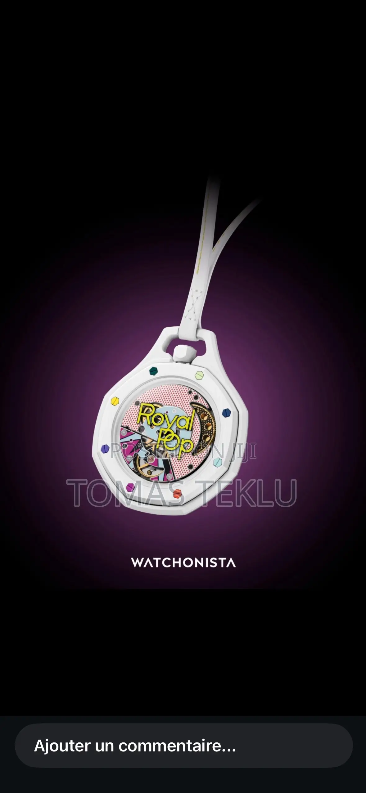 Audemart Piguets X Swatch - Royal Pop