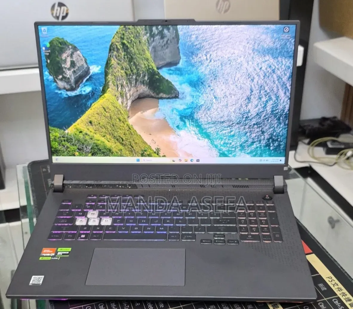 New Laptop Asus ROG Strix G17 16GB AMD Ryzen 9 SSD 1T
