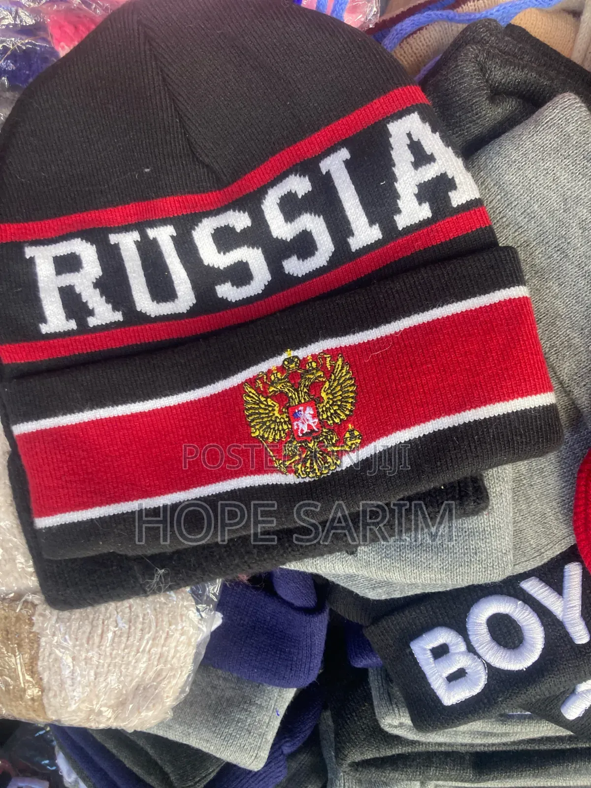 Warm Knit Beanies - Russia National Theme