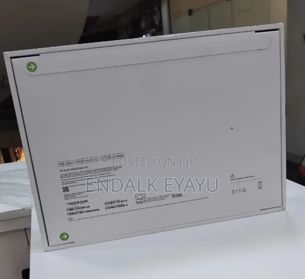 New Laptop Apple MacBook Air 2026 M5 13-inch 16GB Apple M5 SSD 512GB