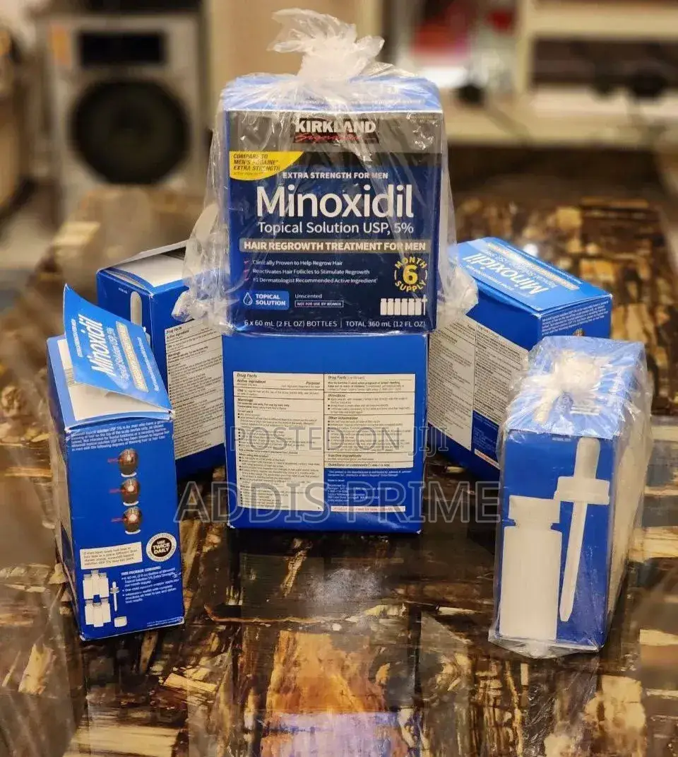 Kirkland Minoxidil 5% Hair Regrowth Solution – 6 Months Supply for Men