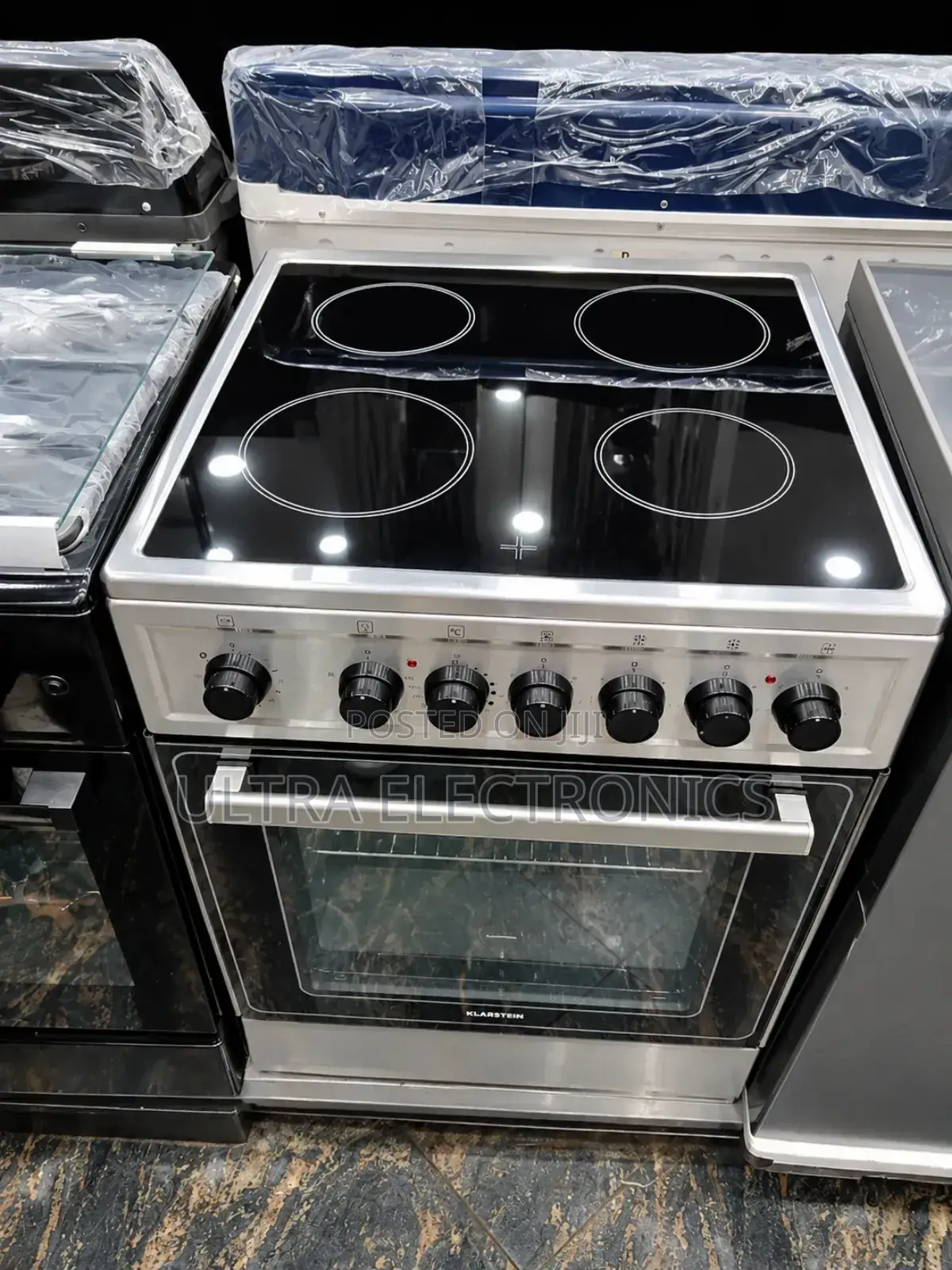 Kumtel Freestanding Electric 4-Burner Glass Ceramic Cooktop