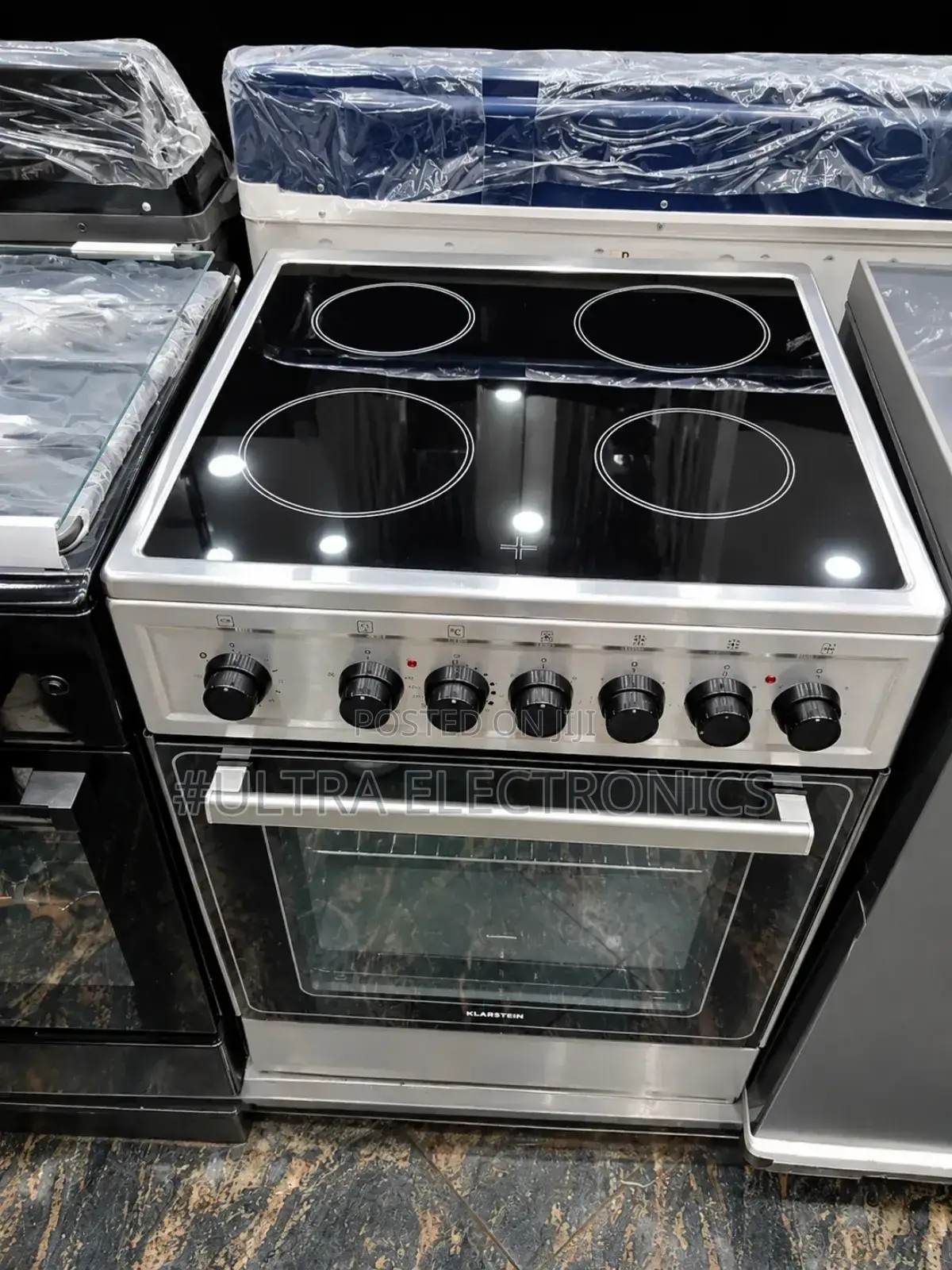 Kumtel Freestanding Electric 4-Burner Glass Ceramic Cooktop