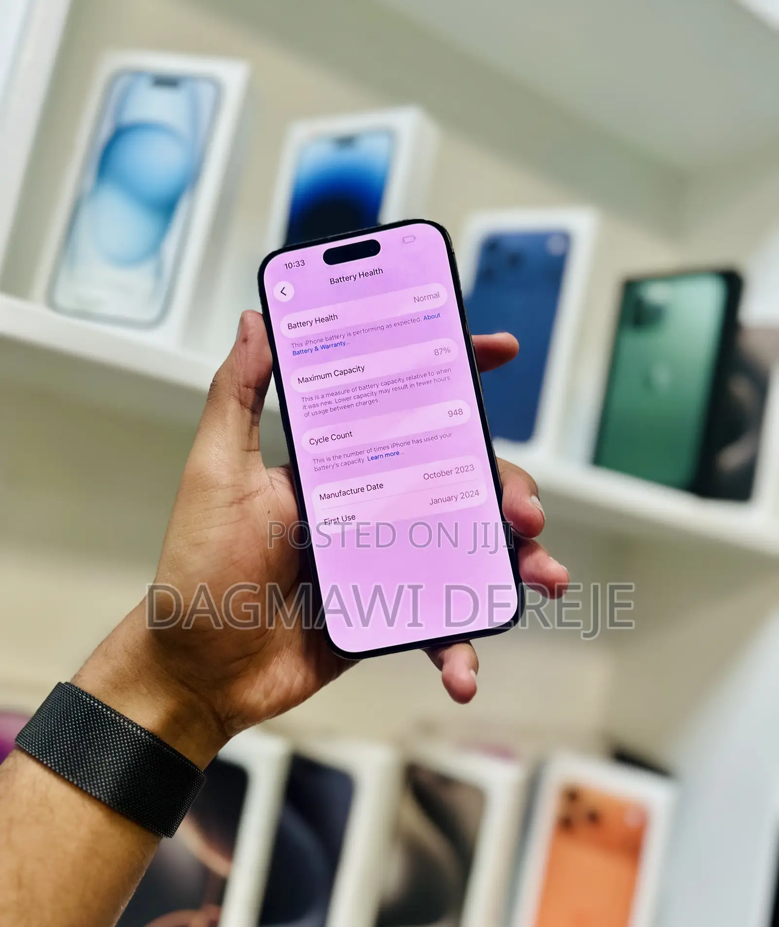New Apple iPhone 15 Pro 256 GB Blue
