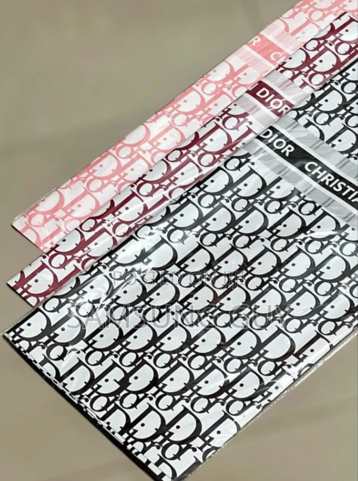 Christian Dior Designer Floral Wrap