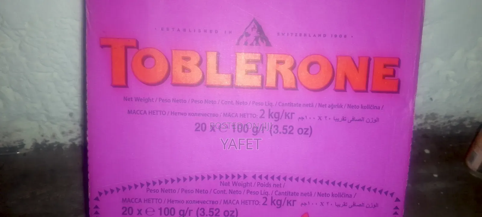 Tobler Chocolate
