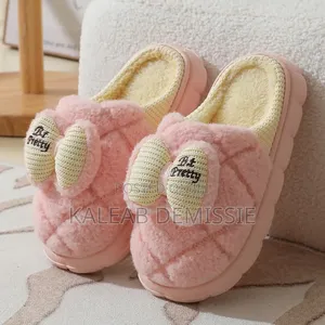 Women's Fluffy Slippers(Quilted Plush Slippers)