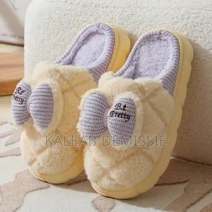 Women's Fluffy Slippers(Quilted Plush Slippers)