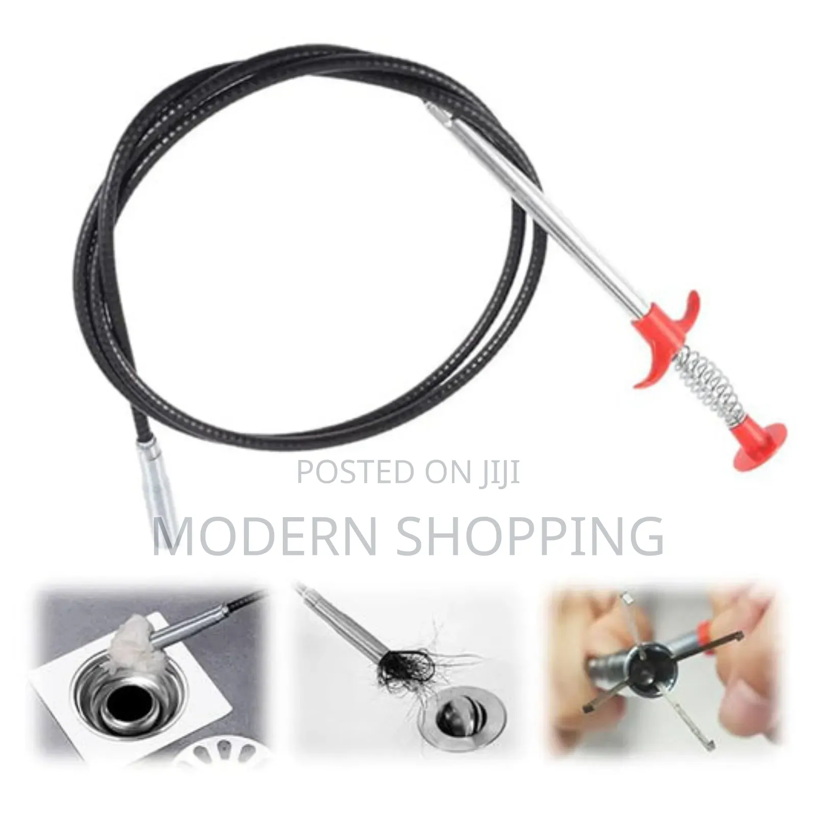 Long Flexible Drain Cleaning Spring Wire