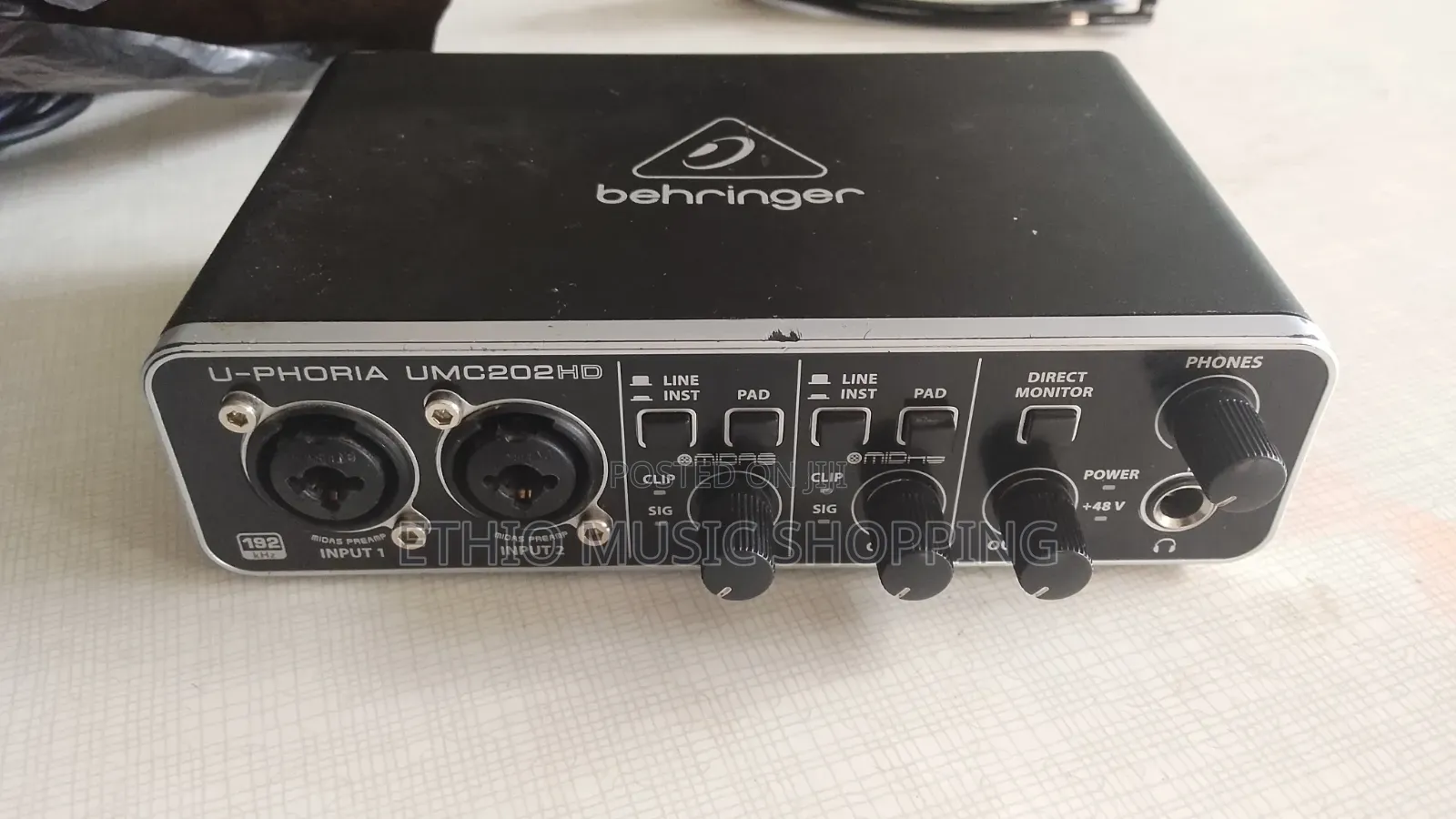 Behringer U-phoria Umc202hd