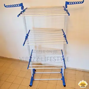 Large Capacity Portable Laundry Hanger – ሰፊ እና ተንቀሳቃሽ የልብስ መስቀያ
