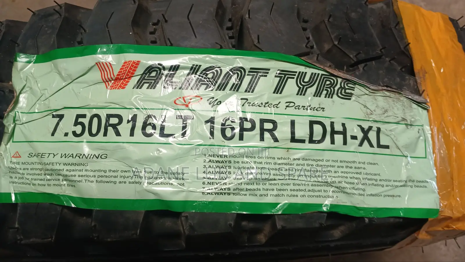 7.50r16lt Tire ₤የመኪና ጎማ