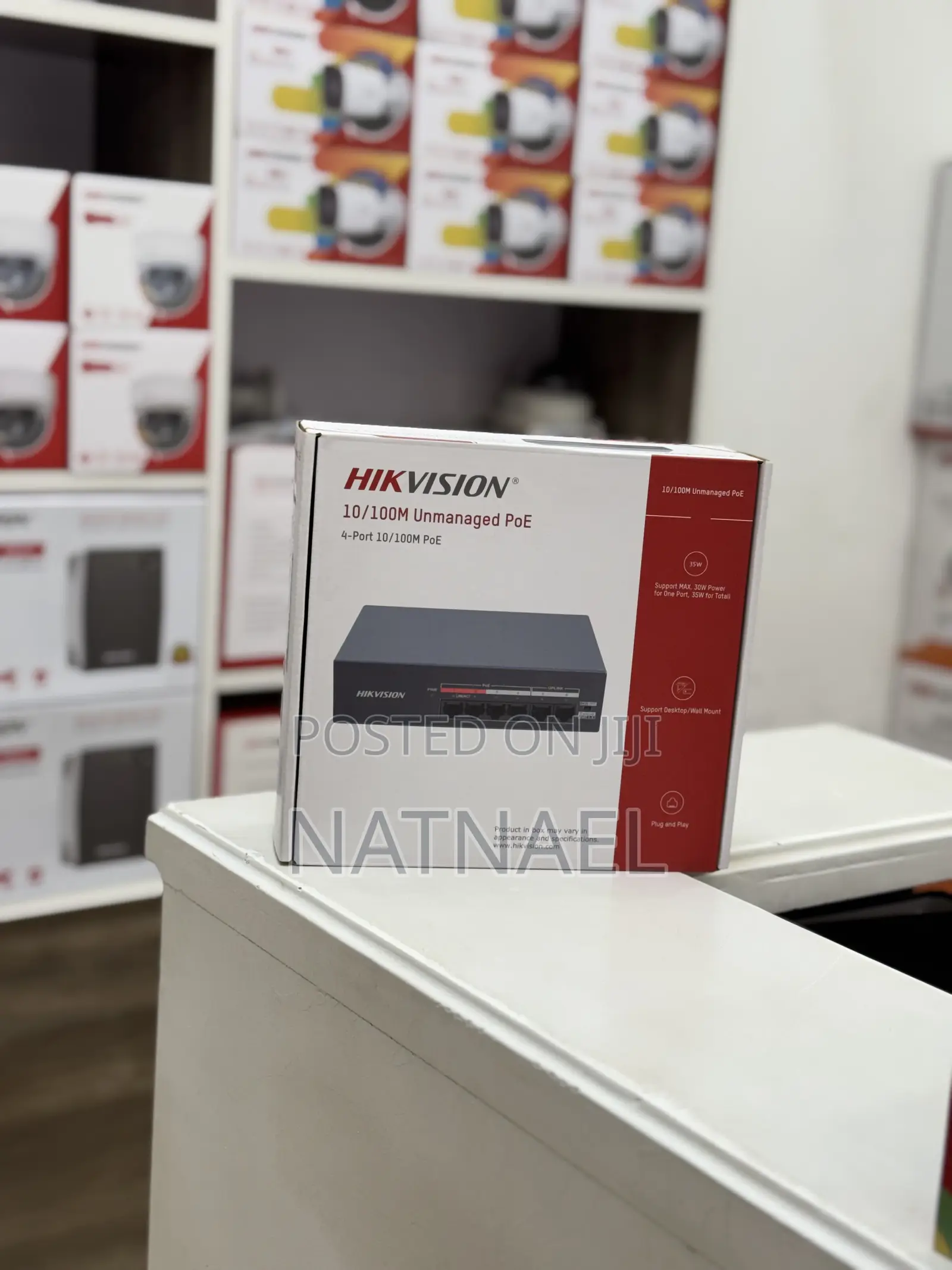 Hik Vision Poa Switch 4 Port Unmanaged