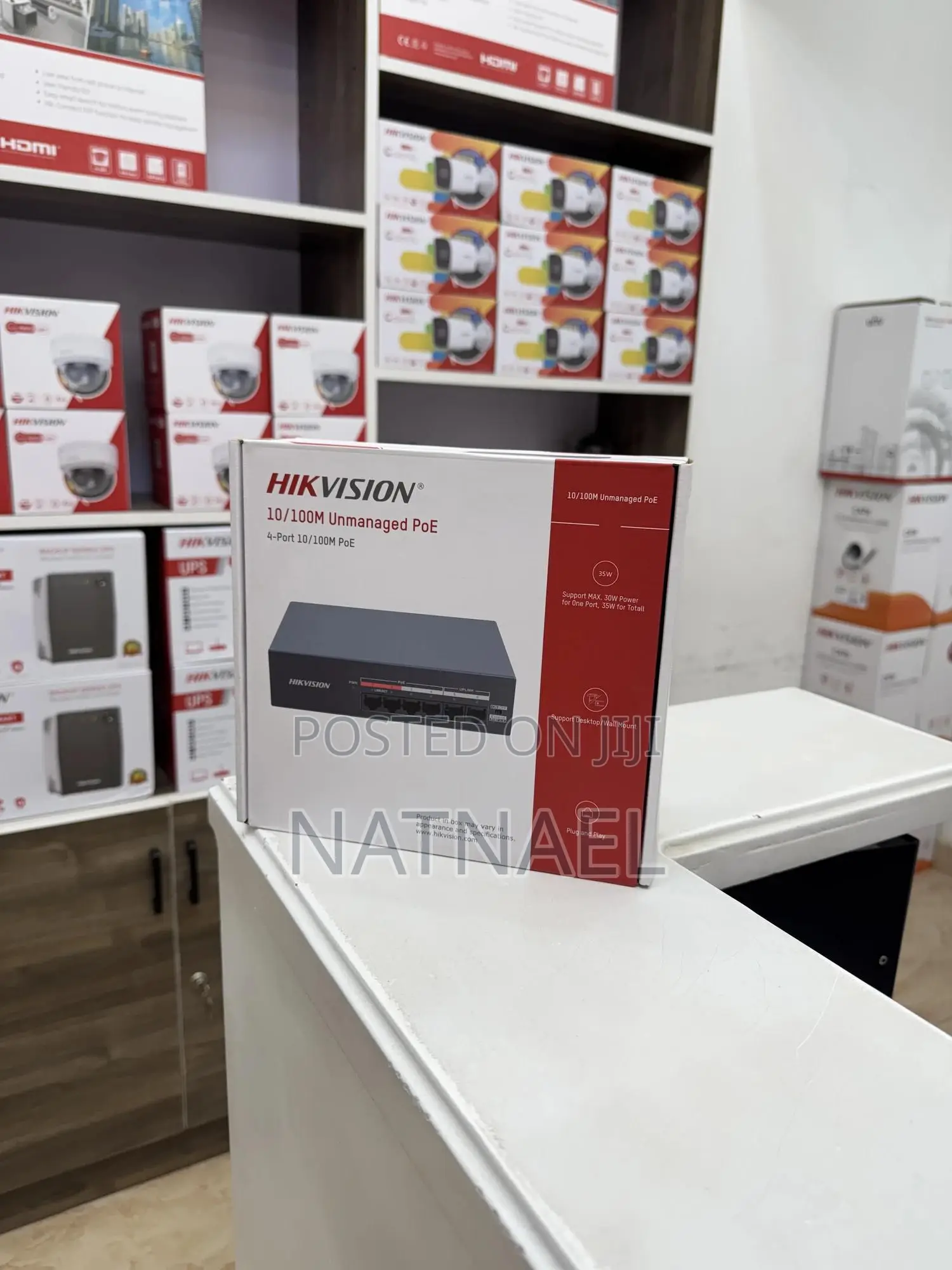 Hik Vision Poa Switch 4 Port Unmanaged