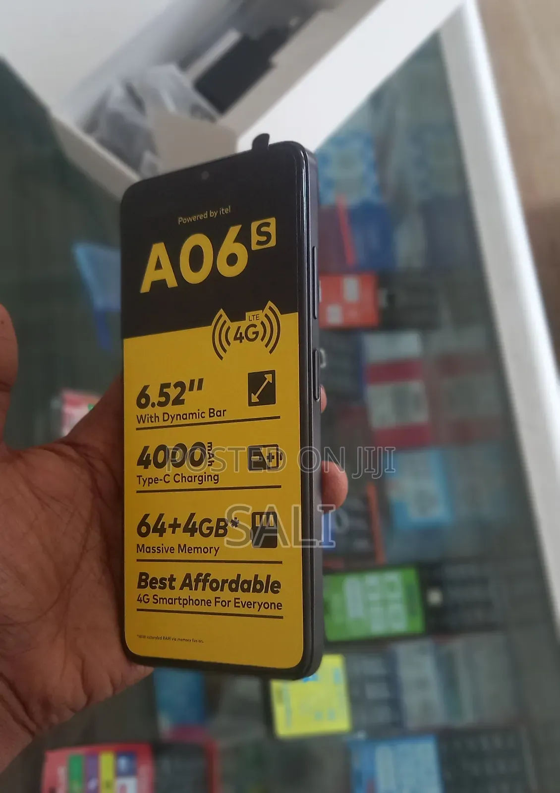 New Itel A06 64 GB Black