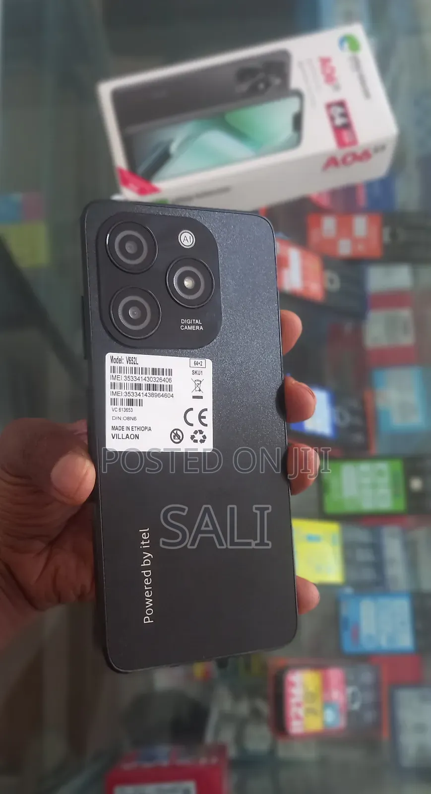 New Itel A06 64 GB Black