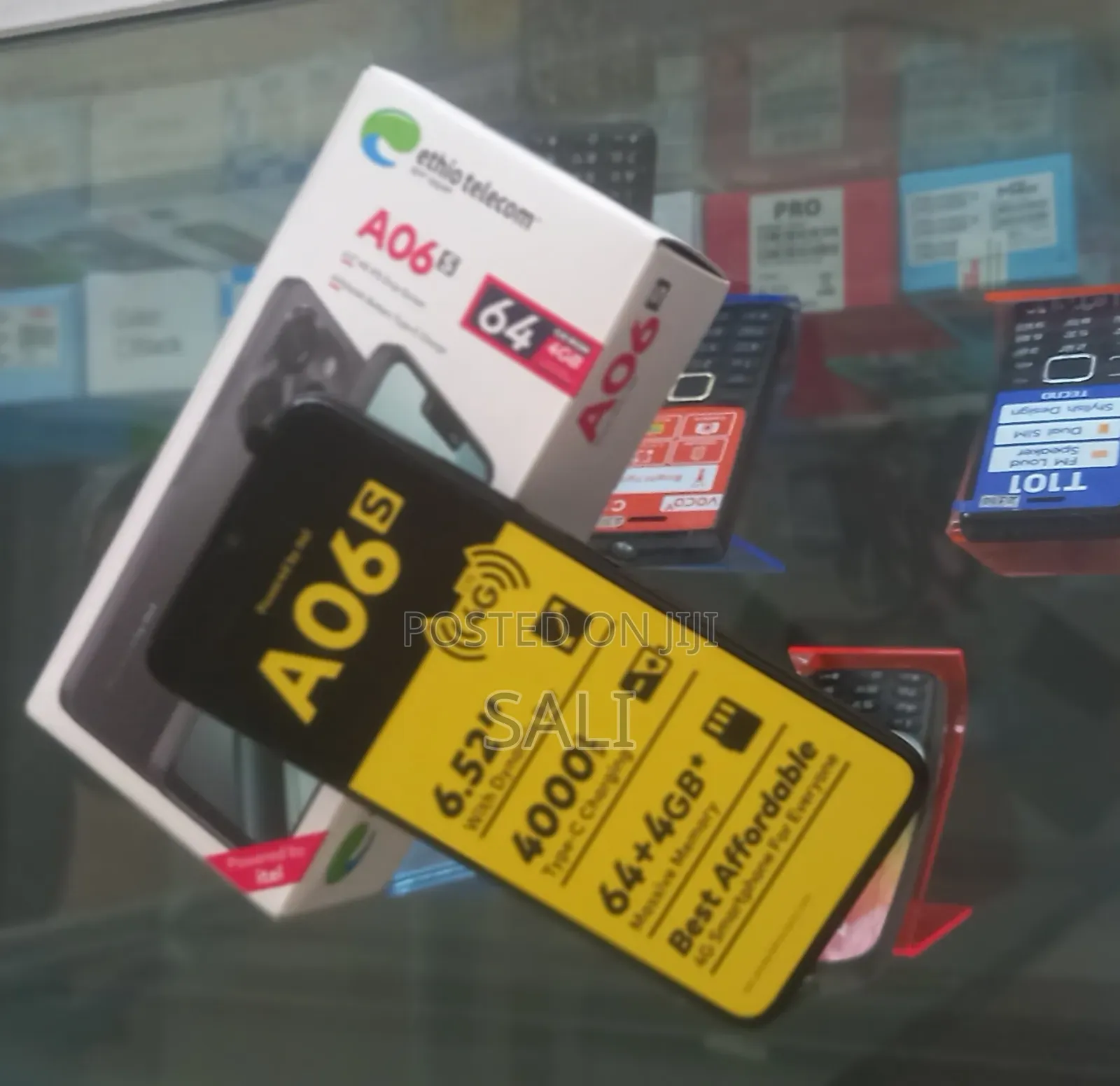 New Itel A06 64 GB Black