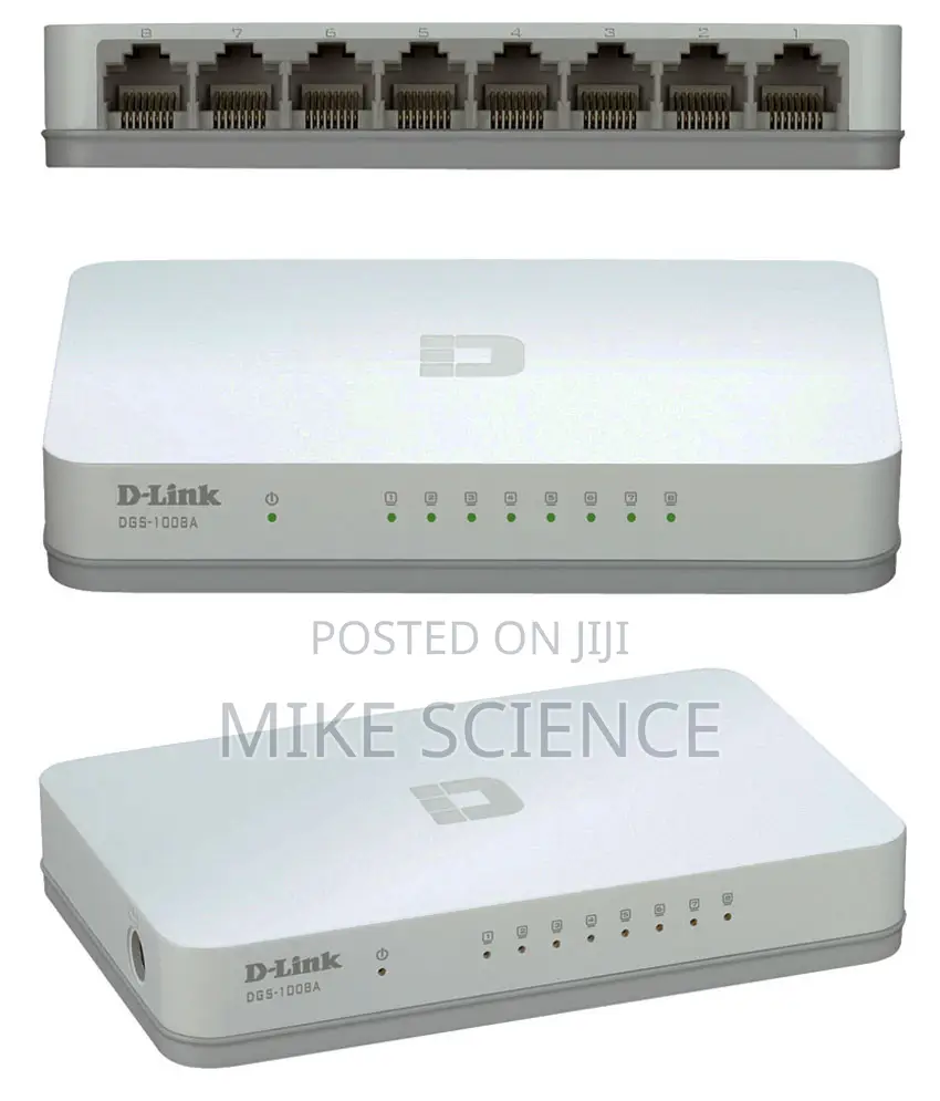 Dlink Des-1008a Switch 8 Port 10/100 MBPS Desktop Switch