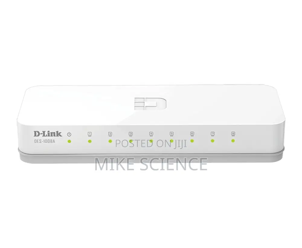 Dlink Des-1008a Switch 8 Port 10/100 MBPS Desktop Switch