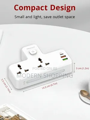 5-in-1 Multi Power Socket
