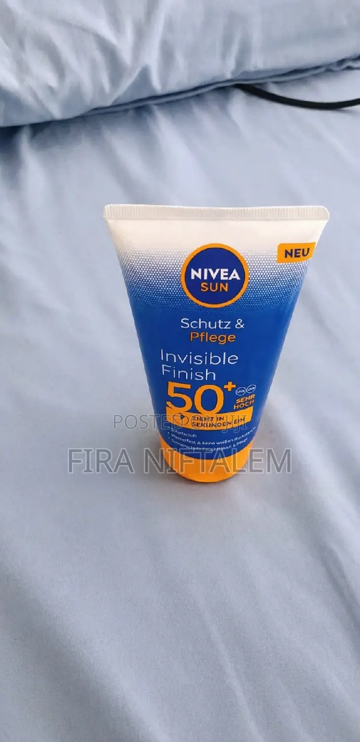 Nivea Sunscreen Invisible Finish, Imported From Germany