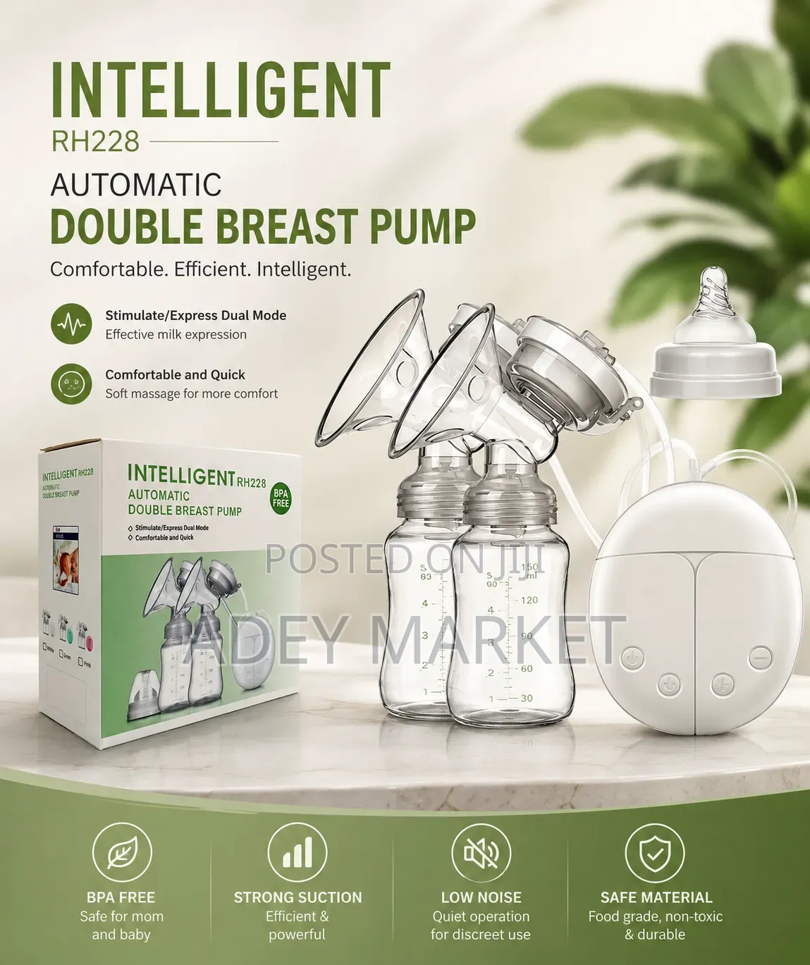 .Intelligent Electrical Breast Pump