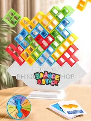 Tetra Tower Balancing Stacking Game