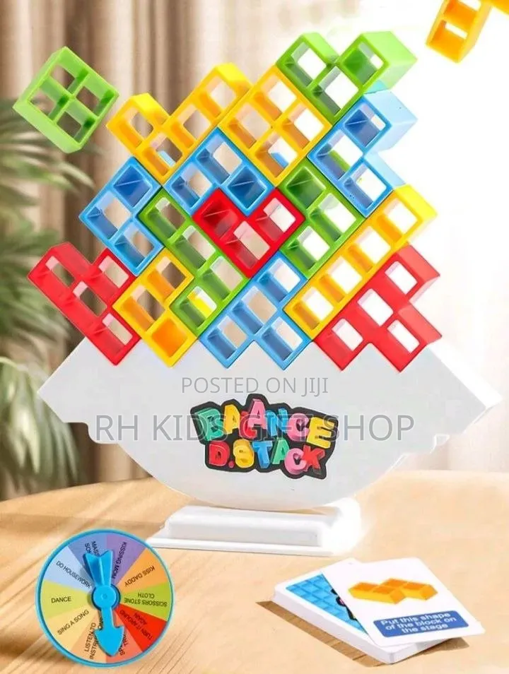 Tetra Tower Balancing Stacking Game