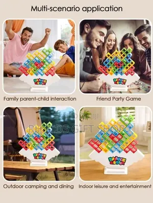 Tetra Tower Balancing Stacking Game