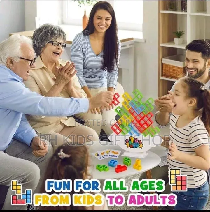 Tetra Tower Balancing Stacking Game