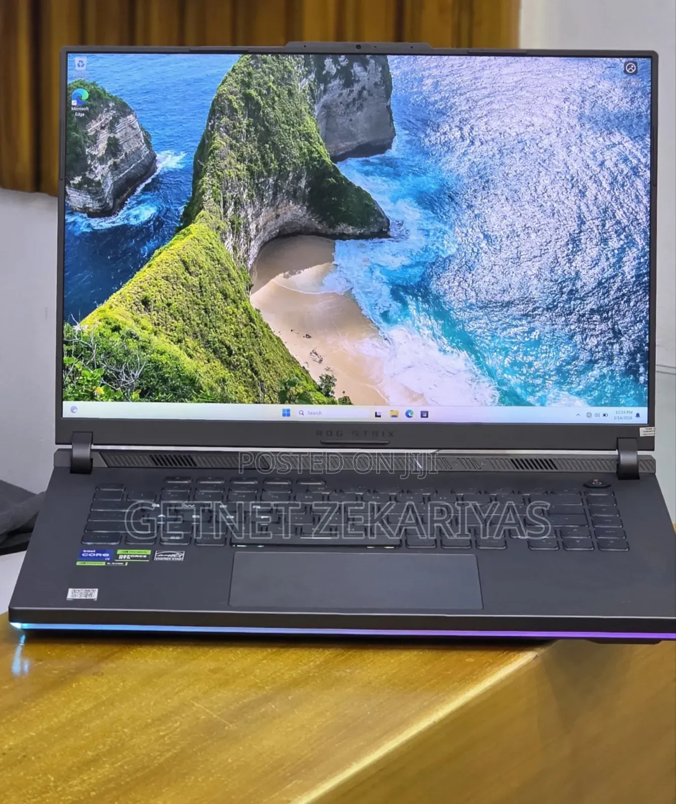New Laptop Asus ROG Strix G16 G614 16GB Intel Core i7 SSD 1T