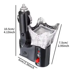 12v Electric Car Mabkhara No Charcoal ለባለ ቆንጆ መኪናዎች የሚሆን ምርጥ እጣን ማጨሻ